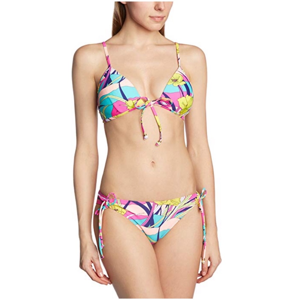 Roxy Island Dreams boost tie bikini top & bottoms!